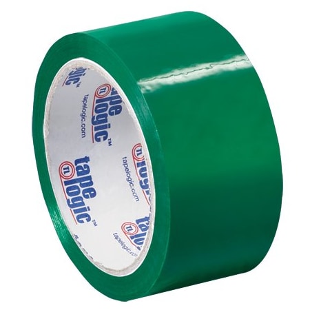 Tape Logic 2'' x 55 yds. Green Tape Logic Carton Sealing Tape, 18PK T90122G18PK